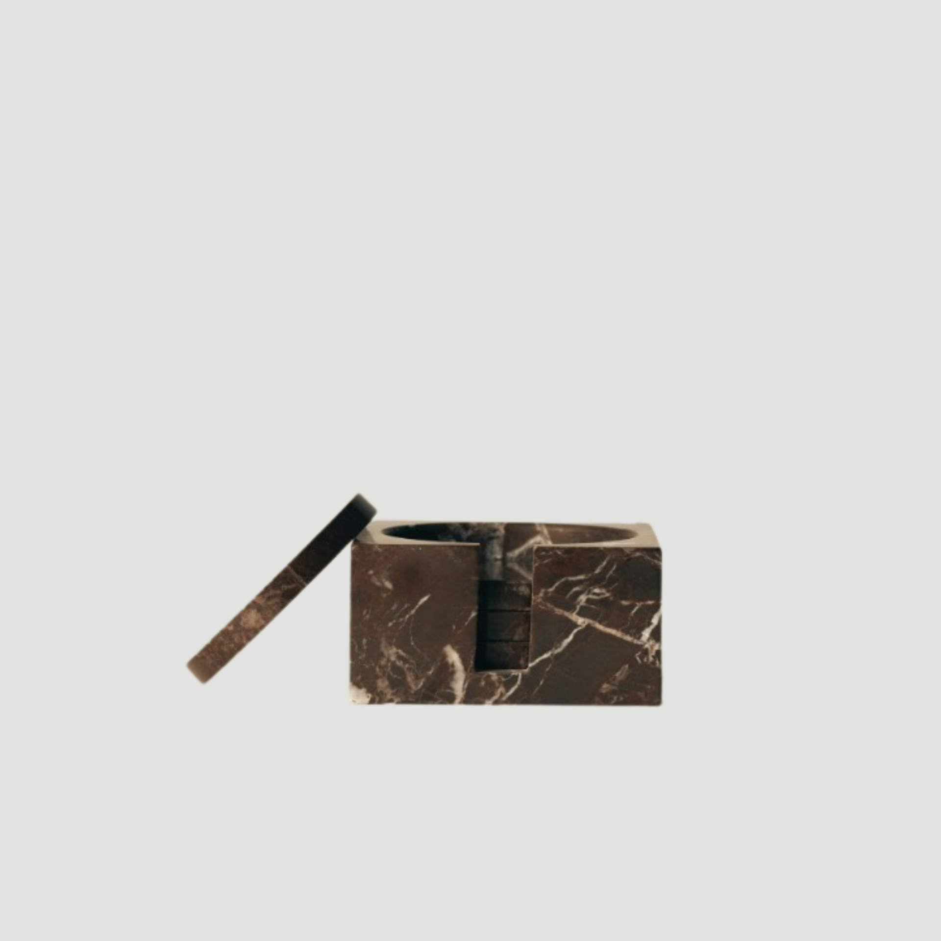 Marble Stone Coaster Set