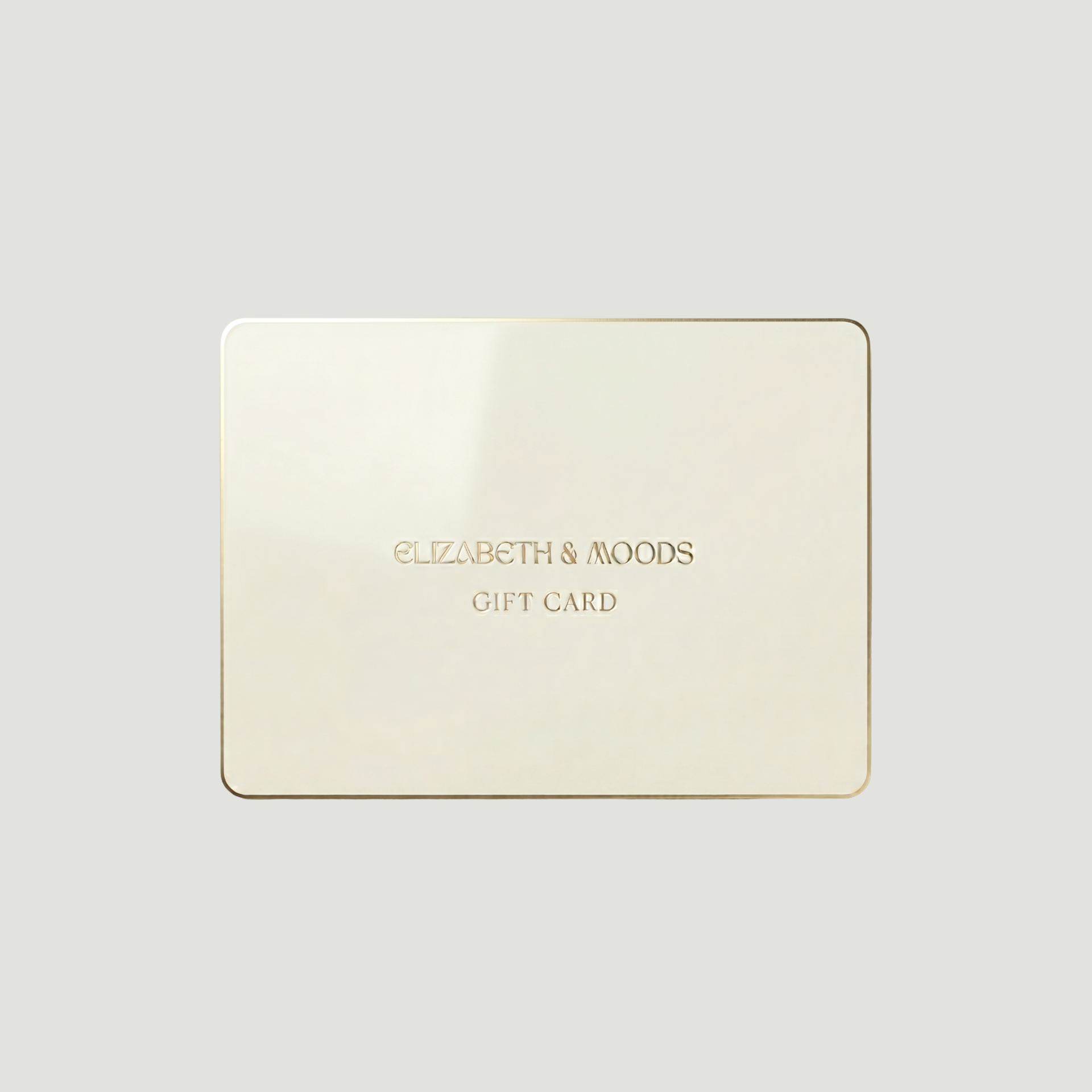 elizabeth & moods Gift Card